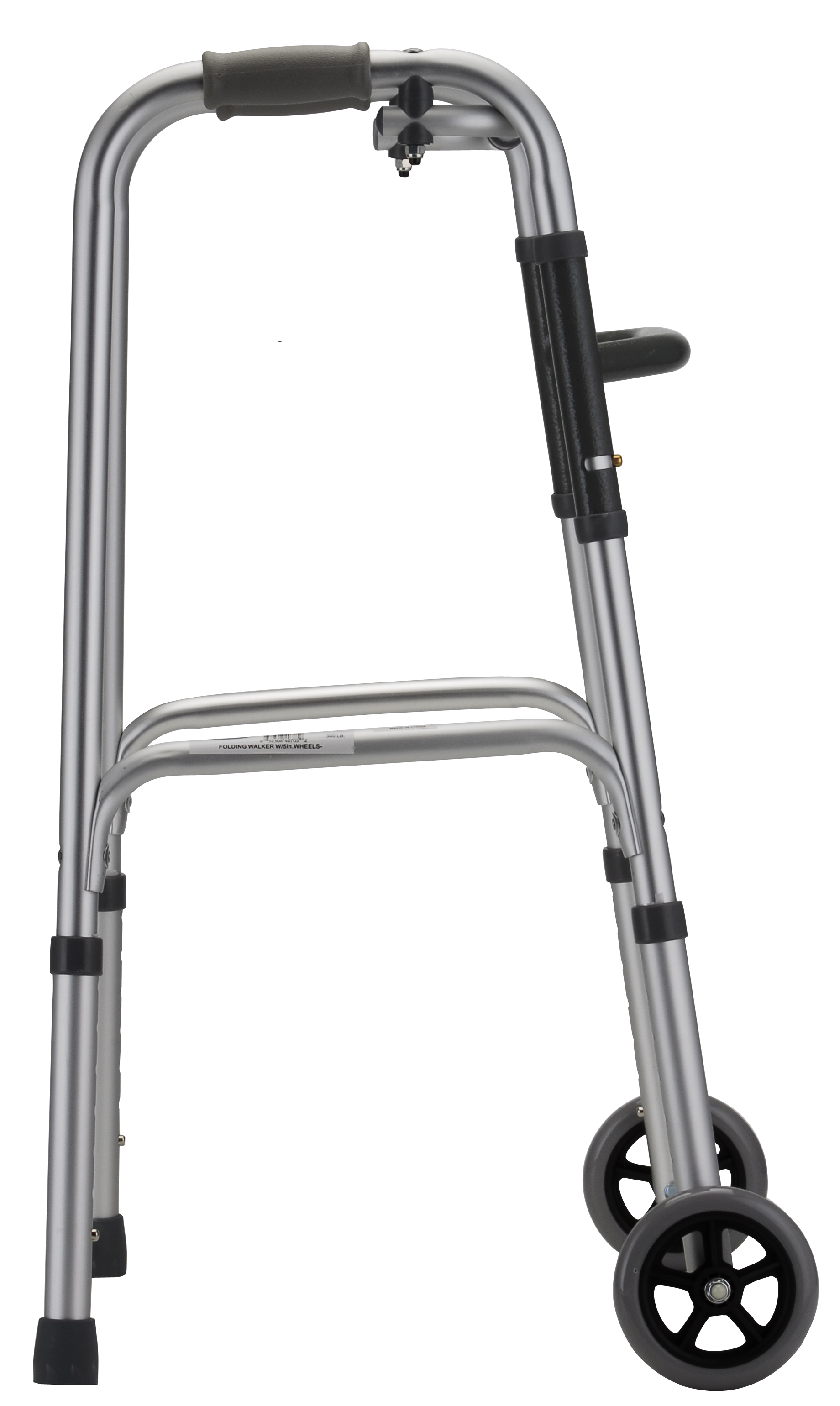 4070DW5 Folding Walker Side View